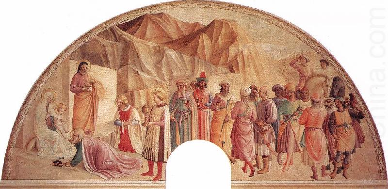 Adoration of the Magig dg, GOZZOLI, Benozzo